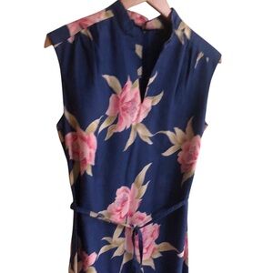 Hawaiian VTG Hilo Hattie dress cotton sleeveless shift midi made in USA